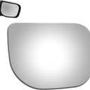 WLLW Mirror Glass for NISSAN TITAN 2004-2008 NISSAN ARMADA 2005-2009 NISSAN PATHFINDER ARMADA 2004 Passenger Side Only Right Convex Replacement Glass with Adhesive