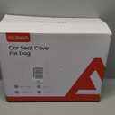 REEVAA Dog Truck Seat Cover for Back Seat, Hard Bottom Dog Hammock for Car, Pet Bed Extender for 2-4 Large Dogs, Waterproof Seat Protector, Universal XL Size Fits for Crew Cab Truck/SUV, Black