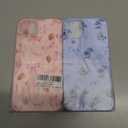 2 Pack Cute Bow Phone Cases for iPhone 13/iPhone 14 6,1'', Exquisite Aesthetic Ribbon Bowknot Pattern Case for Women Girls Soft Slim Protective Shockproof Anti-Fall TPU Bumper Cover - Bow Fruit