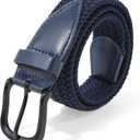 Kajeer Kids Belt for Boy Stretch Pin Buckle Elastic Woven Casual Toddler Youth Belt