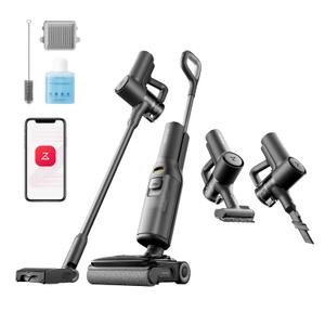 roborock F25 ACE Combo Wet Dry Vacuum Cleaner, 5-in-1 Cordless Stick Vacuum Mop, Smart Hard Floor Washer with 180 Lie-Flat, AI Assitant Wheels, Self Cleaning, 65 min Runtime, Whole House Cleaning