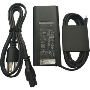 Dell Laptop Charger 65W USB-C,AC Adapter with Power Cord Cable,LA65NM190, HA65NM190, DA65NM190, HKA65NM200, Black