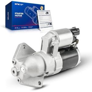 KAX Starter Replacement, New Starter for Acura for 2003-2006 MDX, (Mitsubishi Unit) 17868N 12V 1.6KW 19-Teeth CCW