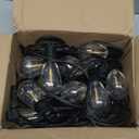 addlon 54FT(48+6) Solar String Lights Outdoor Waterproof with USB Charging & Remote Control - Dimmable Solar Power Patio Lights with LED Bulbs for Porch, Garden, Yard, Market, Bistro - Last for 20+Hrs