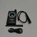 Hidden Camera Detectors, Anti Spy Camera Finder, GPS Tracker Detector, Hidden Devices Detector for Airbnb, Hotels, Bathroom, Home, Office (Black)