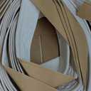 WAPANE 360" x 3.1" Peel Stick Foam Molding Trim Self Adhesive, Crown Molding Wallpaper Border Flexible, 3D Wall Edging Lines Foam Baseboard, Wall Trim for Home, White, 4PC