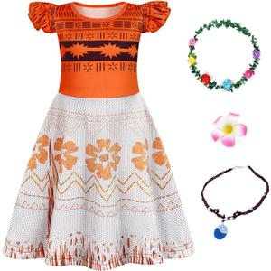 Eledobby Princess Costume for Girls Toddler Princess Dress Up Christmas Birthday Gift Halloween Party Cosplay Outfits (3-4T, Orange) Eledobby Princess Costume for Girls Toddler Princess Dress Up Christmas Birthday Gift Halloween Party Cosplay Outfits (3-4T, Orange)