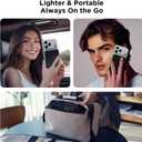 Wireless Charger 5 in 1 Magnetic Charging Station Stand with Portable Power Bank for Apple/Samsung Multiple Devices for Apple Watch 10-2,iPhone 16 15-12 Pro Max/Samsung Galaxy S25 Ultra S24-S8