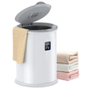 Large Towel Warmer for Bathroom, Luxury Hot Towel Warmer with Timer, LED Display Time and Temperature, Insulation Effect Up to 150 Minutes, Delay Time Up to 24 Hours, Best Ideals (White)