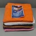 Towel and Linen Mart 100% Cotton 6 Pack Bath Towel Set, Quick Dry, Super Absorbent, Light Weight, Soft, (27 x 54 Pack of 6) (27 x 54 6 Pack, Plum, Pink, Beige, Grey, White, Peach)