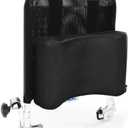 yuwell Wheelchair Headrest Attachment, Universal for Self-propelled Wheelchair Transport Chair (Adjustable Distance 16-19 inches) (Black)