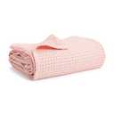 Simka Rose Waffle Baby Blanket - Soft Breathable Cotton Swaddle for Nursery, Stroller & Crib - Receiving Blanket for Boys & Girls, Gender Neutral Toddler (Blush)