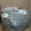 3 Ft Large Bean Bag Chairs for Adults/Teens with Memory Foam Filling, Comfy Bean Bag Sofa with Filler Included, Soft Dutch Velvet Fabric Beanbags,3 Foot, Grey