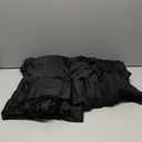 Fitted Black Tablecloths, 2 Pack Rectangle Table Cloths, Table Cover for Trade Show, Craft Show, Parties, Birthday, Wedding