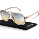livho Trendy Polarized Aviator Sunglasses Women Men, Retro Sun Glasses for Women Men 2025, Oversized UV Protection Shades