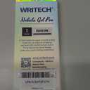 WRITECH Gel Pens Fine Point: Nebula Pen Set 0.7mm Black Ink Retractable 6ct Smooth Writing with Aesthetic Gradient Color Barrel for Journaling Note Taking Silent Click No Smear