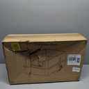 FURTIME Stainless Steel Litter Box with Lid, Large Metal Cat Litter Box for Big Cat, Large Cat Box High Sided with Non-Stick, Odor-Resistant, Anti-Urine Leakage, Easy Cleaning, Includes Scoop and Mat (Grey)