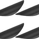 uxcell 4pcs Cabinet Pulls, Cabinet Handles, Black Drawer Pulls 2-1/2 Inch Hole Center, Cabinet Door Pulls, Kitchen Cabinet Hardware for Drawer Dresser, Cupboard Wardrobe