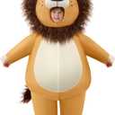 Spooktacular Creations Kids Inflatable Costumes, Lion 60" Fullbody Halloween Inflatable Costume, Blow-up Lion Costumes for Halloween Cosplay Party, Themed Party