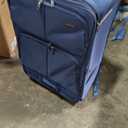 Hanke 28 Inch Softside Expandable Luggage with Spinner Wheels,Check Large Luggage Rolling Suitcase Travel Luggage with TSA Approved,Blue