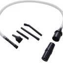 EZ SPARES Micro Cleaning Kit Vacuum Attachment Keyboard Crevice Cleaning Tool Brush Kit,Universal Vacuum Cleaner Attachment(7PCS)