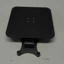 13-17.3" Monitor Stand with 360 Swivel Base, 75mm VESA Single-Arm Mount w/ M4 Screws for Portable Monitor, Adjustable Angle & Tilt & Rotation - Touchscreen Desktop Display Stand (Black)