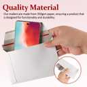 100 Pack Rigid Mailers 4.5x6.5 Inch Self Seal Document Mailers, Protective Flat Cardboard Sturdy White Photography Envelopes for Photos, Document, Coins, Stamps