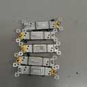 ENERLITES Toggle Light Switch, Single Pole, 15A 120-277V, Grounding Screw, Residential Grade, UL Listed, 88115-W-5PCS, White (5 Pack)