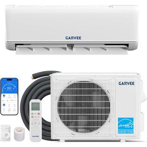 12,000 BTU Mini Split AC & Heat Pump | 115v, Inverter, Smart WiFi, Remote | Ultra-Quiet, Energy Efficient for 750 Sq.Ft Space