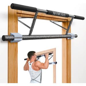 Pull Up Bar Doorway, No Screws Portable Chin-Up Bar Door Frame for Home Gym, Multi-grip Upper Body Exercise, Upgrade Folding Hooks for Almost All Doors
