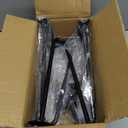 Genius Iron Hairpin Table Legs 16 inch, 3/8" Solid Metal Steel Firm Welding Home DIY for Coffee Table, Bench, Chair with Rubber Floor Protectors, Black, 4 PCS