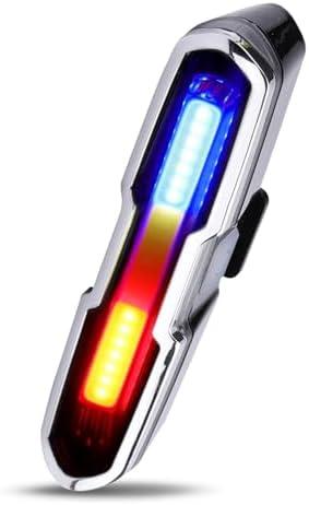 Hapivida Bike Tail Light, USB Rechargeable Rear Bike Light Safety Warning Cycling Light with 5 Modes for Night Riding