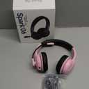 Wireless Headset with Mic for Work with AI Noise Cancelling Mic for Clear Calls, Bluetooth V5.3 Headphones with Microphone to USB A/C Dongle & Mic Mute for Computer Laptop PC iPhone (Pink Black)