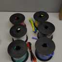 NAOEVO 10 Gauge Wire 180ft, 10 AWG Wire 6 Colors 30ft Each Spool, Flexible Silicone Tinned Copper Electrical Cable, Wiring kit for Breadboard/Automotive/DIY/Battery, 200℃