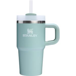 STANLEY Quencher H2.0 Tumbler with Handle and Straw 20 oz | Flowstate 3-Position Lid | Cup Holder Compatible for Travel | Insulated Stainless Steel Cup | BPA-Free | Seafoam
