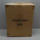 WhatsBedding 5 Inch Feather Bed Mattress Topper,Duck Feather Memory Foam Mattress Topper, Thickened Topper Layer, Queen, 60x80 inches