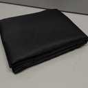 Biscaynebay Textured Fabric Square Tablecloths 70x70 Inches, Black Water Resistant Spill Proof Card Table Cloth Folding Table Cover for Dining, Kitchen, Wedding and Parties, Machine Washable