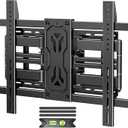 MOUNTUP TV Wall Mount Holds 250 lbs for 50-110 inch Large TVs, Heavy Duty Full Motion 1.65" Slim TV Bracket with Extension, Swivel & Tilt, Pre-Assembled, Max VESA 800x600mm, Fits 12-24" Studs