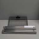 Sosoport Sifting Shovel Heavy Duty Metal Litter Scoop with Ergonomic Long Handle for Efficient Waste Removal Chicken Pet Areas and Gardens