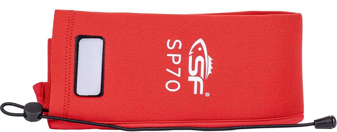 SF Neoprene Fishing Rod Sleeve Rod Cover for Casting, Spinning, Trolling Fishing Rods Protect Cover Floating Rods Storage Case,Hook Resistant (Length:70", Red-1)