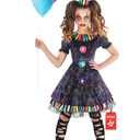 Morph Clown Costume For Girls, Girls Clown Costume, Creepy Costumes For Kids, Halloween Costumes For Kids, XL