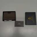 Wallet for Men, Mens Wallet Minimalist Slim Wallet, RFID Blocking Smart Pop Up Wallet with Money Clip & ID Window, Metal Compact Wallet, Aluminum Credit Card Holder Wallet (Coffee Brown)