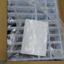 42.5ft(L) x 13in(H) Animal Barrier Fence, 30 Panels No Dig Garden Fence for Dog Rabbit, Rustproof Anti Digging Barrier, Garden Edging Border Ground Defense for Outdoor, Yard, Patio, White