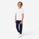 Lacoste Boys' Jersey T-Shirt (White, XL)