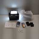 Tuffenough Solar Outdoor Lights 2500LM 210 LED Security Lights with Remote Control,3 Heads Motion Sensor Lights, IP65 Waterproof,270 Wide Angle Flood Wall Lights with 3 Modes(2 Packs)