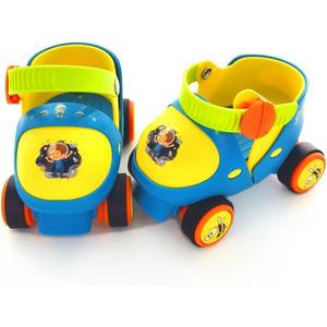 Kids Children's Adjustable Quad Roller Skates Wheels Lock Boys Girls Roller Skate for Beginners Toddlers Baby Age 2-6 Years Old (Blue)