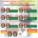 2 x Funny Raccoon Dumpster Fire Affirmation Jar  60 Sarcastic Positive Notes for Emotional Support, Mini Dumpster Fire Gift for Coworkers, Funny Office Desk Decor & Stocking Stuffers  SOLMAY