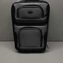 U.S. Traveler Rio Lightweight Softside Rolling Carry-on Suitcase, 2-Wheel Set, Grey