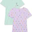 Amazon Essentials Women's Classic-Fit Short-Sleeve V-Neck T-Shirt - Discontinued Colors, Multipacks (Medium)