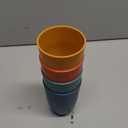 LuckyZone Wheat Straw Reusable Cup (12 oz) - Unbreakable Drinking Glasses Sets - Dishwasher Safe Tumbler - Lightweight, BPA Free and Eco friendly (4 Color)